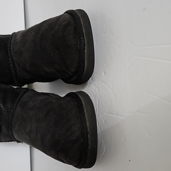 Ugg Bowen Swarovski Crystal Bling Studded Boots sz5  Black Pre-owned - Picture 3 of 11